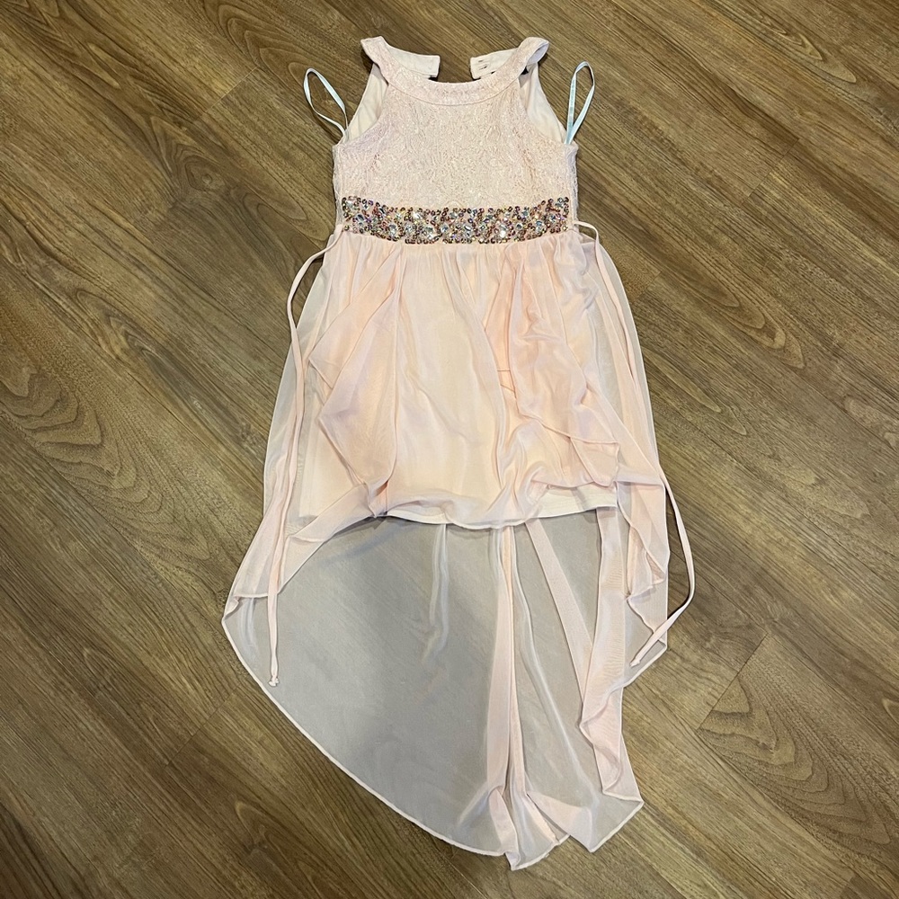 My michelle girls high low dress size 7